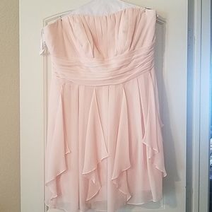 David's Bridal short bridesmaid dress